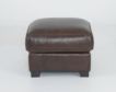 Soft Line America 7530 Collection Genuine Leather Chestnut Ottoman small image number 1