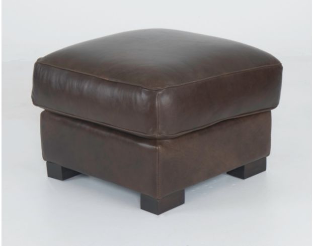 Soft Line America 7530 Collection Genuine Leather Chestnut Ottoman large image number 2