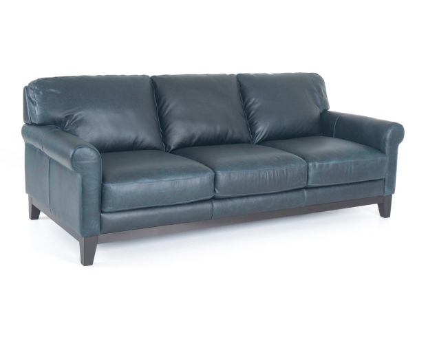 Soft Line America 7877 Waco Blue Genuine Leather Sofa large image number 7