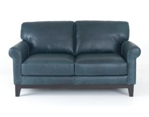 Soft Line America 7877 Waco Blue Genuine Leather Loveseat