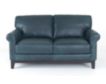 Soft Line America 7877 Waco Blue Genuine Leather Loveseat small image number 1