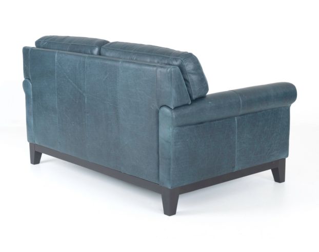 Soft Line America 7877 Waco Blue Genuine Leather Loveseat large image number 5