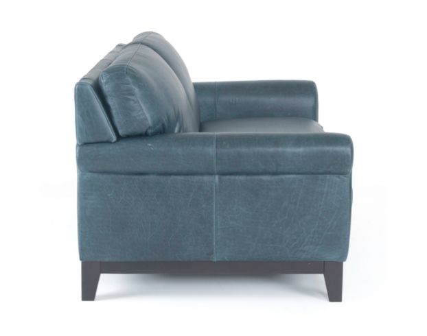 Soft Line America 7877 Waco Blue Genuine Leather Loveseat large image number 6