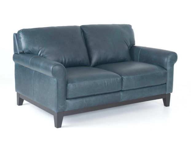 Soft Line America 7877 Waco Blue Genuine Leather Loveseat large image number 7