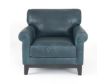 Soft Line America 7877 Waco Blue Genuine Leather Chair small image number 1