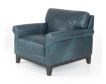 Soft Line America 7877 Waco Blue Genuine Leather Chair small image number 2