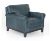 Soft Line America 7877 Waco Blue Genuine Leather Chair small image number 7