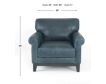 Soft Line America 7877 Waco Blue Genuine Leather Chair small image number 8