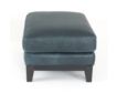 Soft Line America 7877 Waco Blue Genuine Leather Ottoman small image number 3