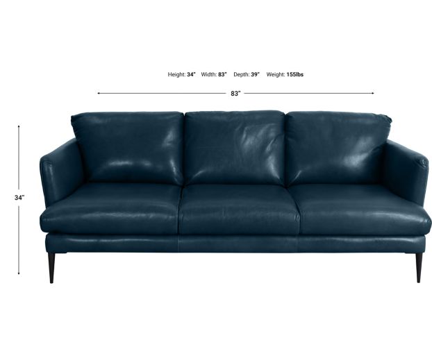 Soft Line America 7510 Collection 100% Leather Sofa large image number 7