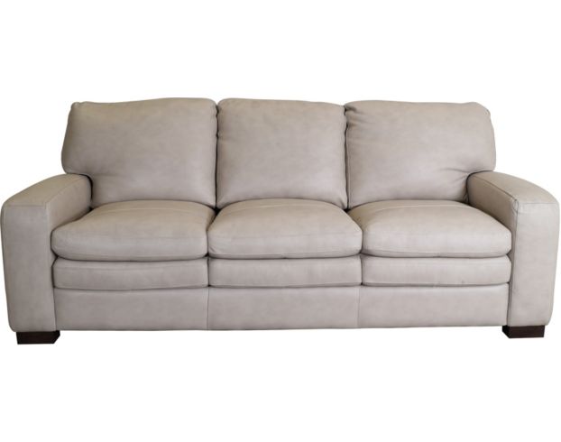 Soft Line America 7533 Collection 100% Leather Bone Sofa large image number 1