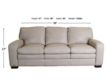 Soft Line America 7533 Collection 100% Leather Bone Sofa small image number 5