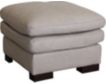 Soft Line America 7533 Collection 100% Leather Bone Ottoman small image number 2