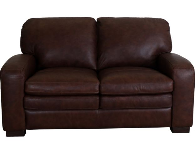 Soft Line America 7533 Collection 100% Leather Whiskey Loveseat large image number 1