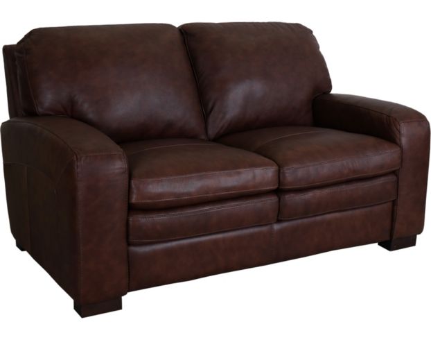 Soft Line America 7533 Collection 100% Leather Whiskey Loveseat large image number 2