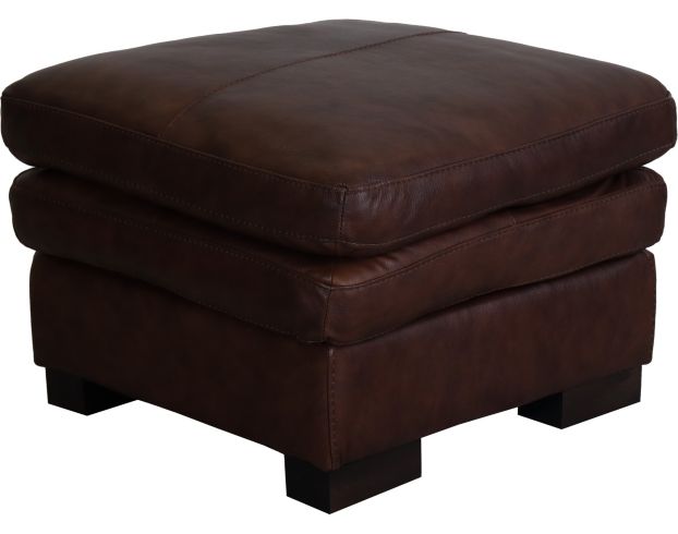 Soft Line America 7533 Collection 100% Leather Whiskey Ottoman large image number 3