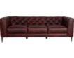Soft Line America 7871 Collection 100% Leather Burgundy Sofa small image number 1