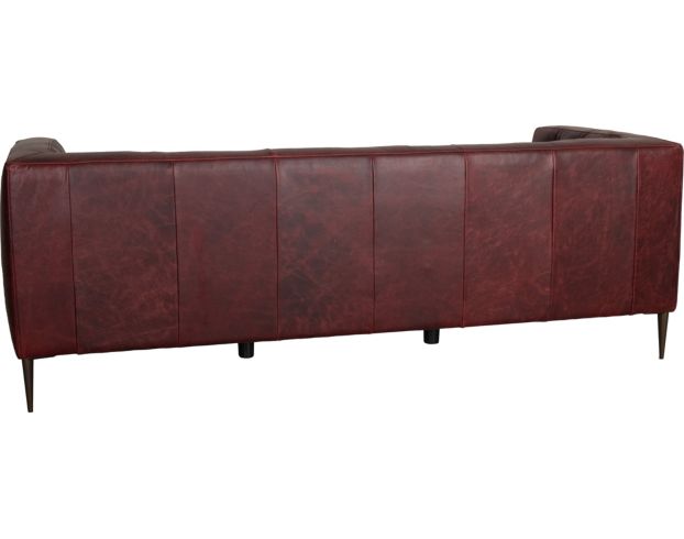 Soft Line America 7871 Collection 100% Leather Burgundy Sofa large image number 4