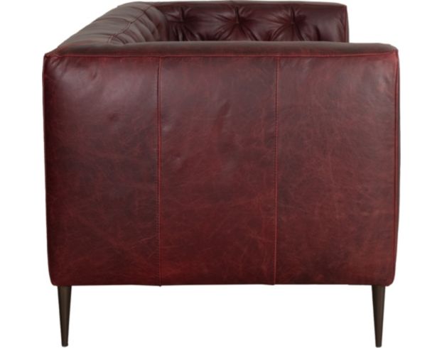 Soft Line America 7871 Collection 100% Leather Burgundy Loveseat large image number 3