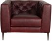 Soft Line America 7871 Collection Genuine Leather Burgundy Chair small image number 1