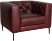 Soft Line America 7871 Collection Genuine Leather Burgundy Chair small image number 2