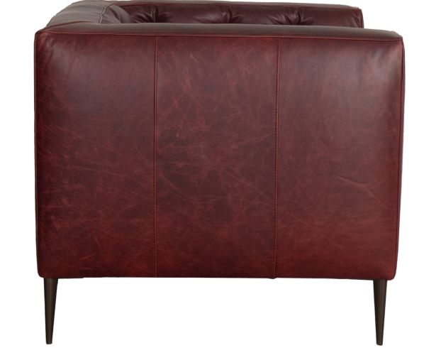 Soft Line America 7871 Collection Genuine Leather Burgundy Chair large image number 3
