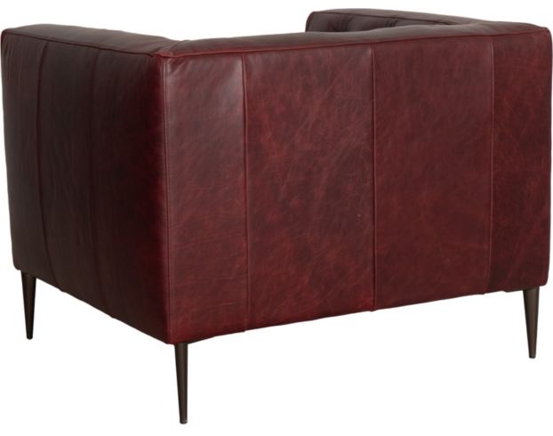 Soft Line America 7871 Collection Genuine Leather Burgundy Chair large image number 4