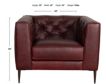 Soft Line America 7871 Collection Genuine Leather Burgundy Chair small image number 6