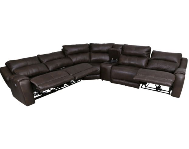 Southern Motion Dazzle 6-Piece Power Recline Leather Sectional large image number 2