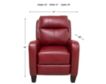 Southern Motion Prestige Crimson High-Leg Power Recliner small image number 9