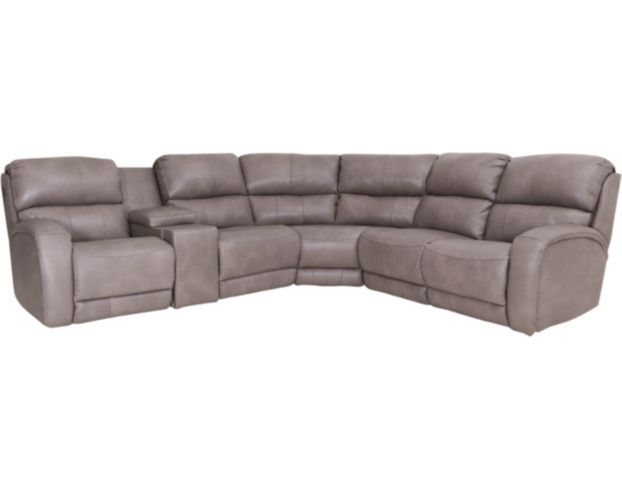 Southern Motion Fandango 6-Piece Leather Power Recline Sectional large image number 1