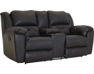 Southern Motion Pandora Leather Reclining Console Loveseat