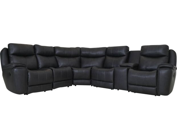 Southern Motion Show Stopper 6-Piece Leather Reclining Sectional large image number 1