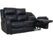 Southern Motion Marquis Black Leather Reclining Sofa small image number 3