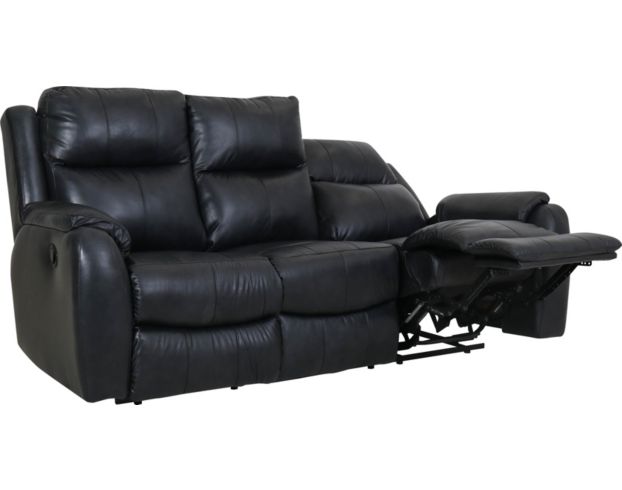 Southern Motion Marquis Black Leather Reclining Sofa large image number 3