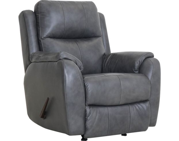 Southern Motion Marquis Gray Leather Rocker Recliner large image number 2