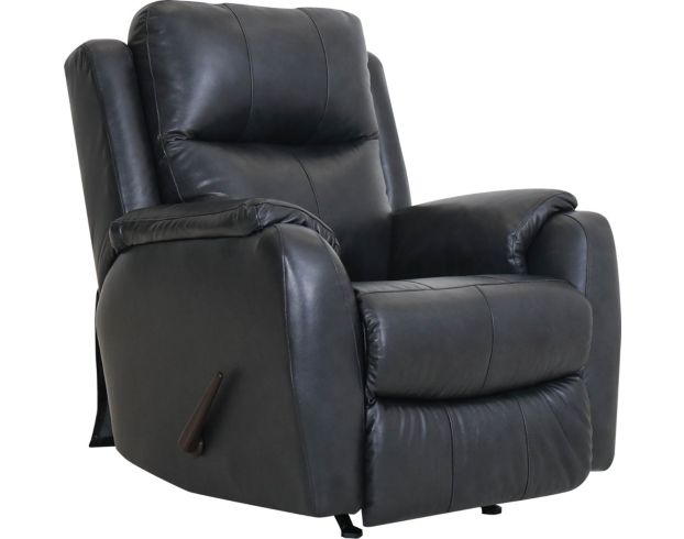 Southern Motion Marquis Black Leather Rocker Recliner large image number 4