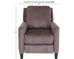 Southern Motion Bungalow Brown Power Rocking Hi-Leg Recliner small image number 7