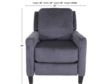 Southern Motion Bungalow Black Power Rocking Hi-Leg Recliner small image number 7