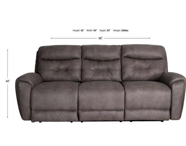 Southern Motion Point Break Mushroom Power Reclining Sofa large image number 7