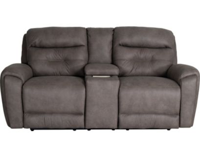 Southern Motion Point Break Power Reclining Loveseat with Console