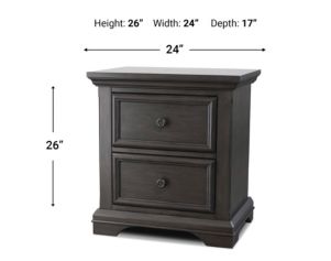 C&T International Inc Portico Autumn Nightstand