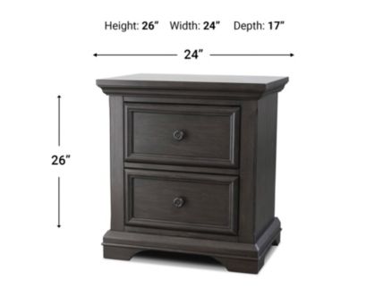 C&T International Inc Portico Autumn Nightstand