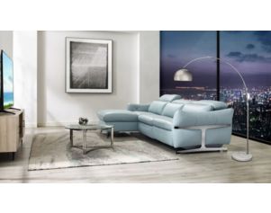 Soundstage Usa Pebble Beach Leather Power Sofa With Left-Chaise