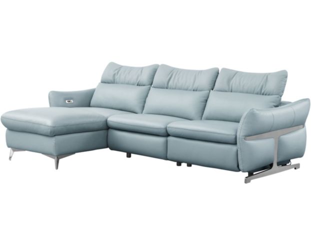 Soundstage Usa Pebble Beach Leather Power Sofa With Left-Chaise large image number 3