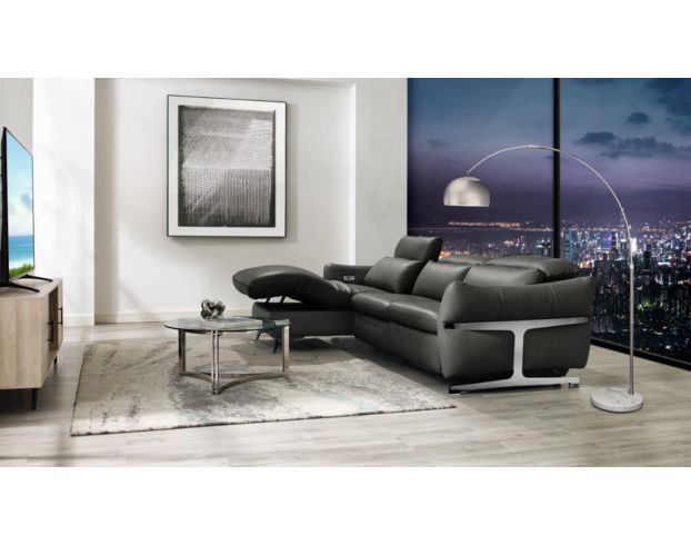 Soundstage Usa Pebble Beach Leather Power Sofa with Left Chaise large image number 5