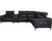 Soundstage Usa Napa Gray 5-Piece Leather Power Sectional small image number 1