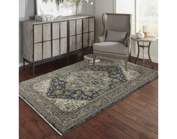Sphinx Aberdeen 5' X 8' Blue Multi-Colored Rug large image number 2