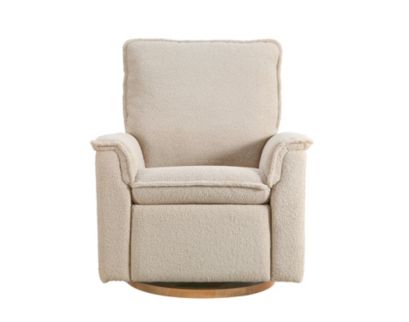 Second Story Home Anza Taupe Manual Glider Recliner