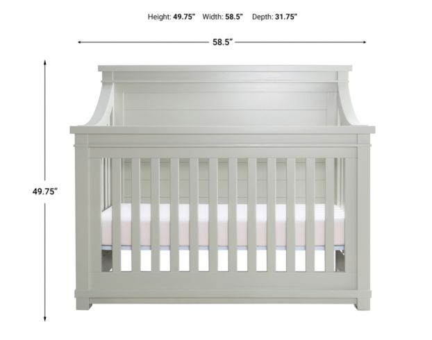 Second Story Home Rowan Sage Flat Top 4-in-1 Convertible Crib large image number 5